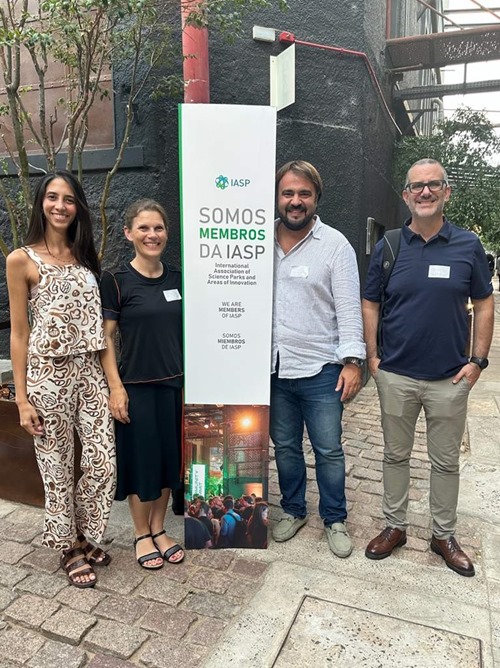 Buenos Aires Innovation Park's team with IASP CEO Ebba Lund and LatAm President Juan Pablo Suarez