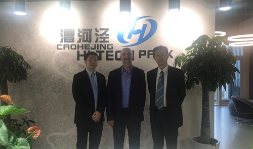 From left to right - Haofeng Lai, Luis Sanz, Herbert Chen