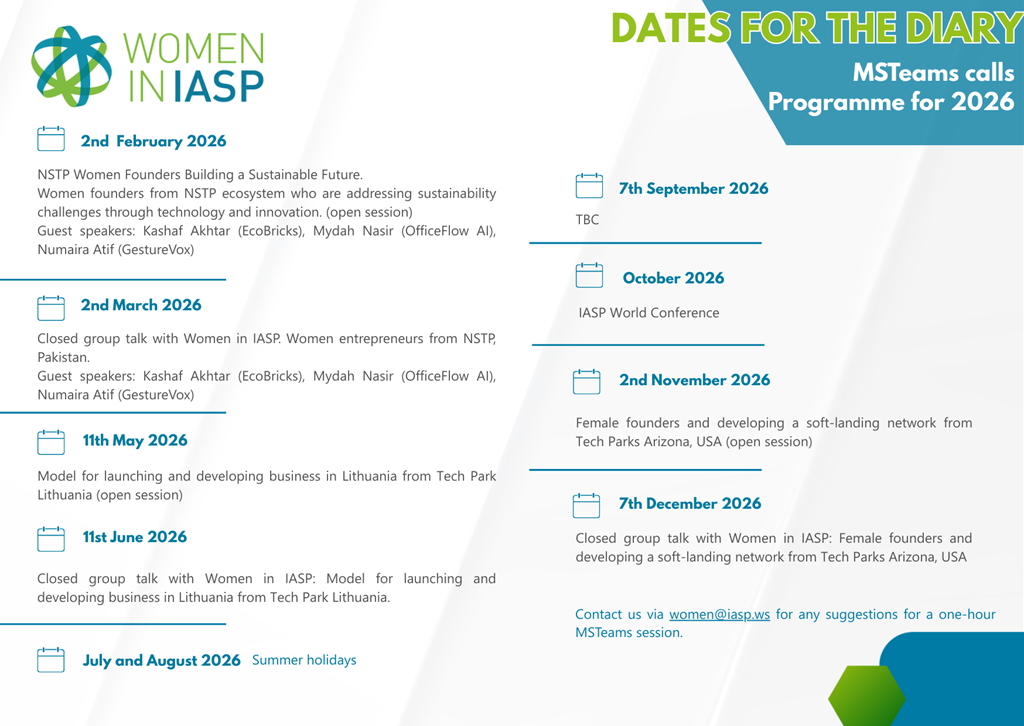 Women in IASP Calendar 2026