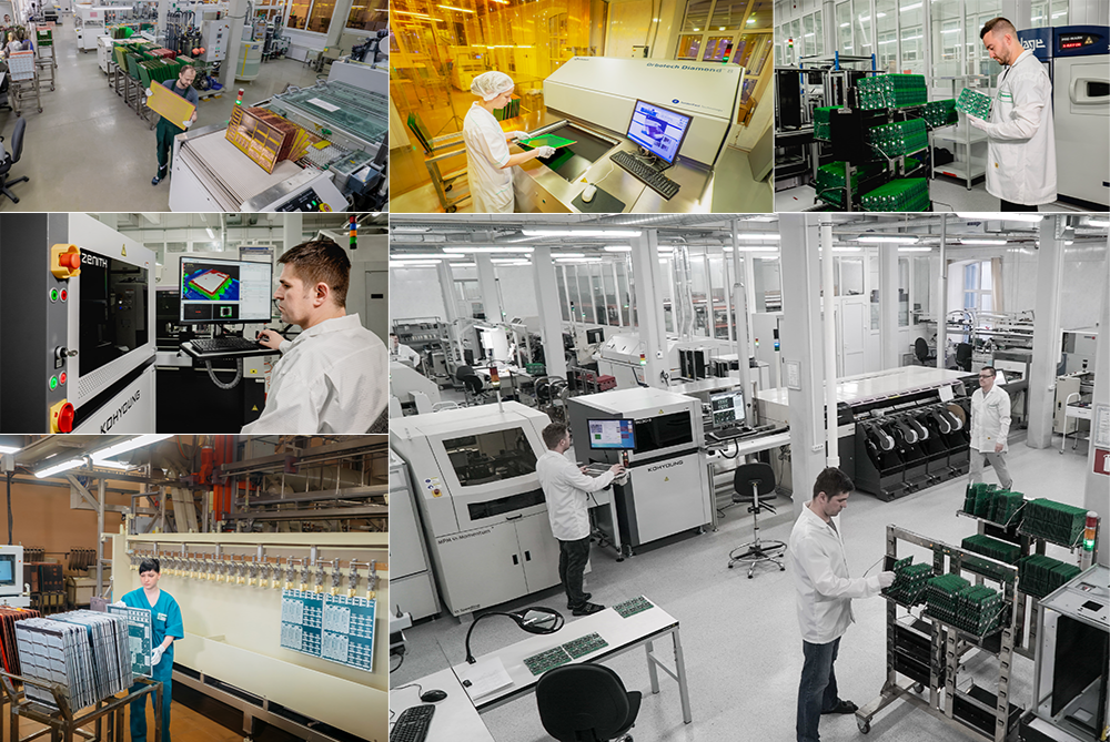 A glimpse at some of the microelectronics production at SEZ Technopolis Moscow