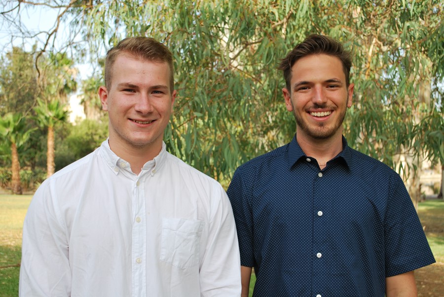 Daniel McKiddie, left, and Sauri Roche Walker