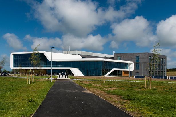 A view of Menai Science Park's innovative architecture