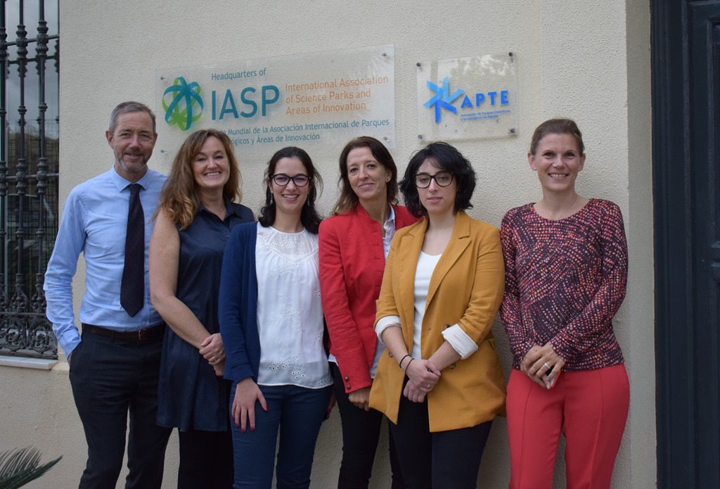 Colleagues from the PTA, Johanneberg Science Park and Alentejo with IASP CEO Ebba Lund
