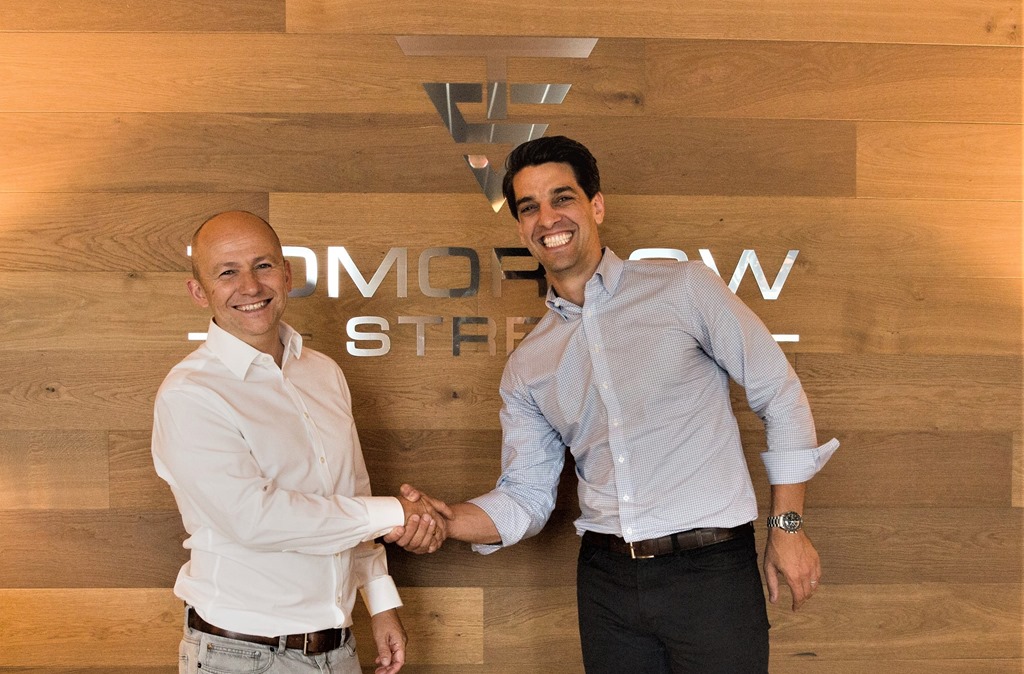 Congratulating one of the successful startups
