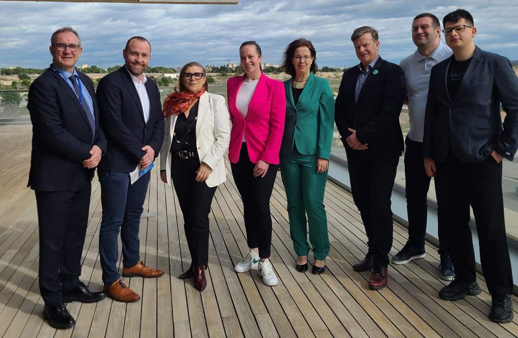 Lausitz Science Park team, Brandenburg University of Technology (BTU) delegation and State Chancellery of Brandenburg representative visiting Alicante Science Park.