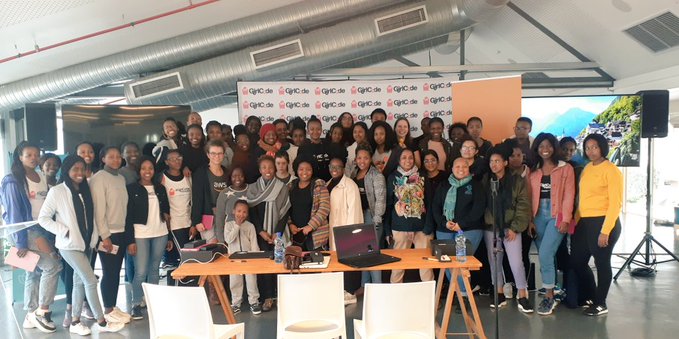 GirlCodeHack participants at The Innovation Hub