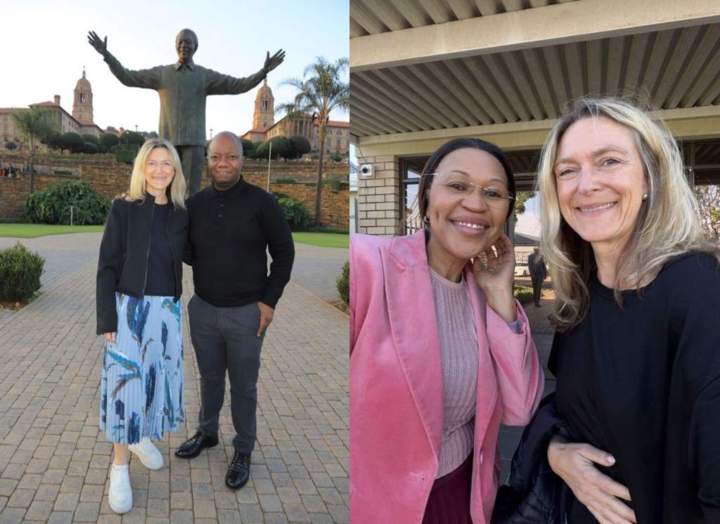 Lena Miranda with Mclean Sibanda and Ludwe Macingwane