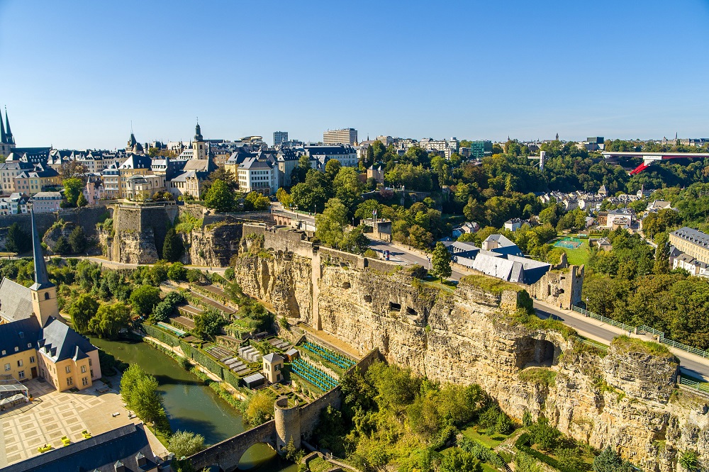 Luxembourg city view