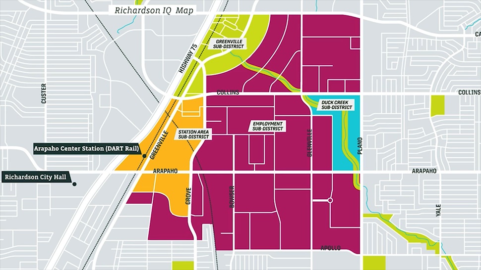 Plans of the new district