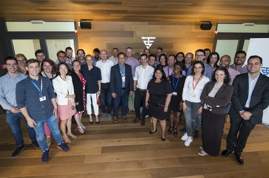 Some of the startups and team at Tomorrow Street