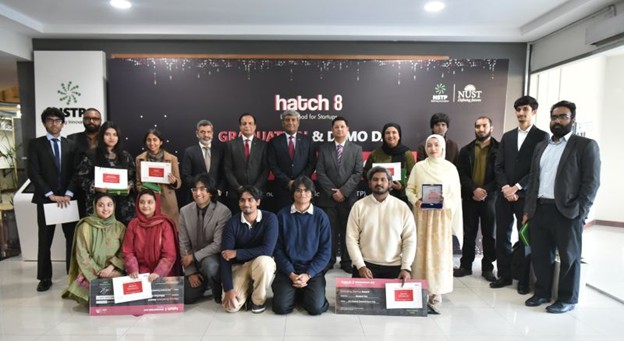 Startups at graduation and demo day