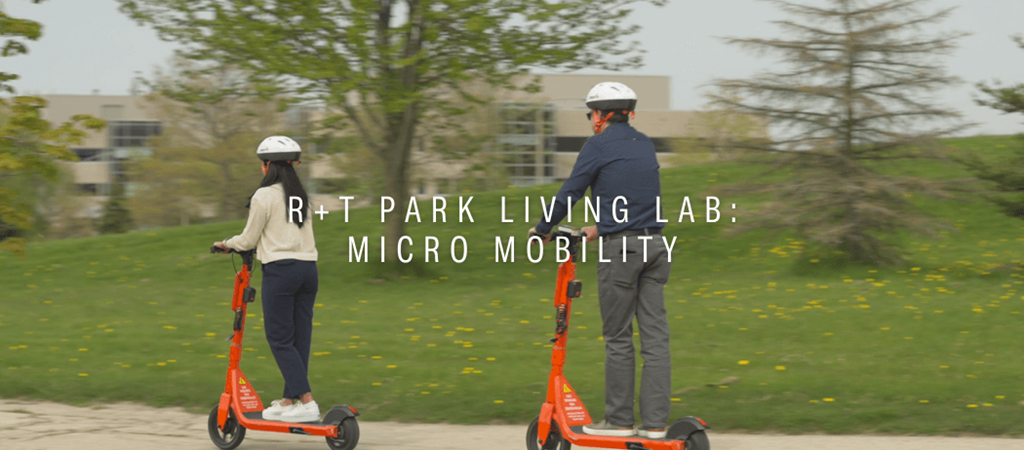 Sustainability mobility solutions at David Johnston R+T Park