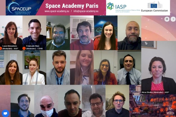 The SpaceUp consortium at Space Academy Paris