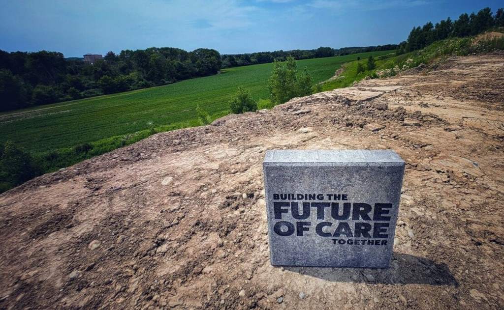 The new hospital will occupy 60 acres in the R+T Park, strengthening the connection between the university and community healthcare providers.