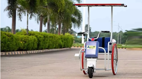 SOLAR POWERED TRICYCLE