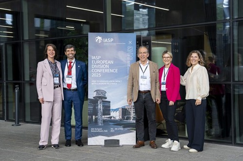 Pictured left to right: Mieke de Bruin, Salvatore Majorana, Jean-François Balducchi, Lena Miranda, and Ebba Lund