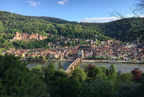 View of Heidelberg from the Philosophers' Walk