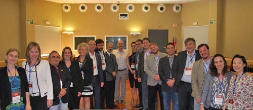 The Brazilian delegation with IASP Director General Luis Sanz and Anprotec President Jorge Audy