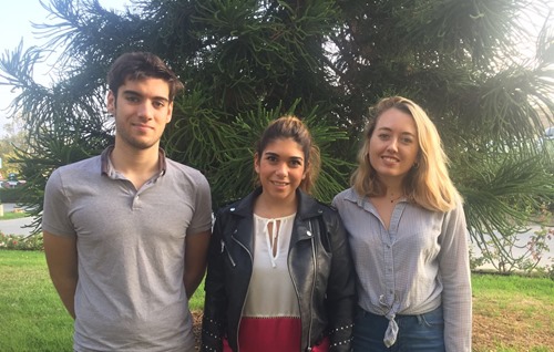 Guillermo, Claudia and Mathilde