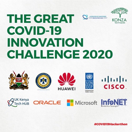 The Great Covid-19 Innovation challenge, supported by Konza Technopolis