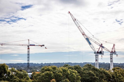 Construction at Macquarie Park