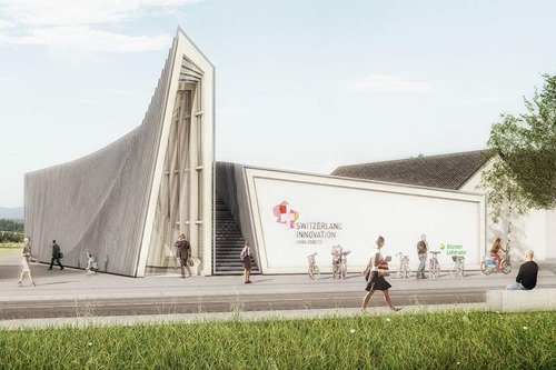 Artist's render of the new building at Park Zurich