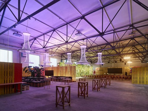 Events hangar at Park Zurich