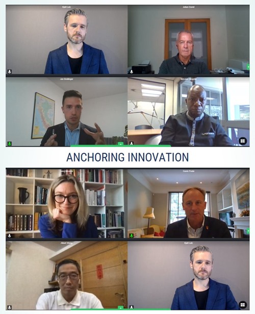 The two panels addressing 'anchoring innovation'