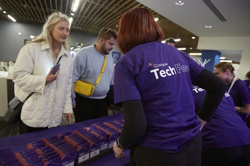 Arriving at Glasgow Tech Fest