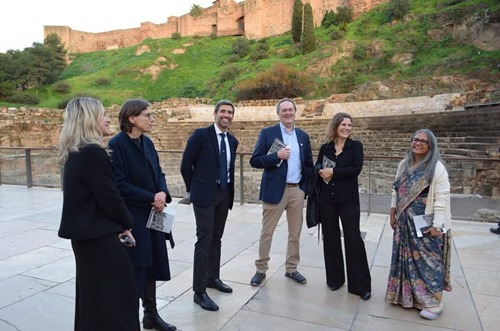 Carl Viel (center right) with Board colleagues