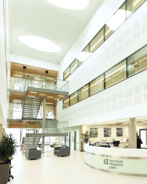 Norwich Research Park - Centrum Atrium