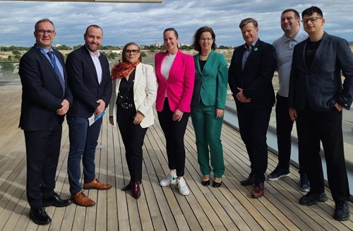 Lausitz Science Park team, Brandenburg University of Technology (BTU) delegation and State Chancellery of Brandenburg representative visiting Alicante Science Park.