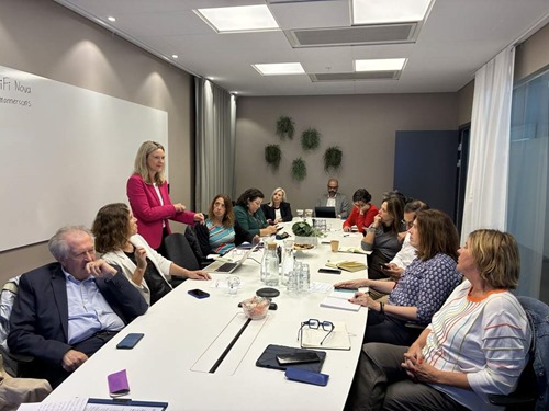 Delegation meeting during Linköping visit