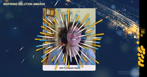 Virtual fireworks for Elisa Weiss of NOI, our first place winner!