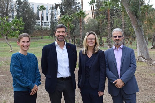 Executive Board: President Lena Miranda and Vice President Salvatore Majorana (center) together with Treasurer Jorge Audy and CEO Ebba Lund