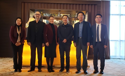 From L-R Mandy Yang, Luis Sanz, Ebba Lund, Jiwu Wang, Herbert Chen, Francis Chang