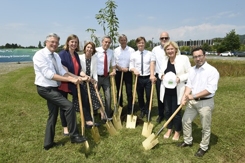 Groundbreaking on phase 5 construction at Lakeside Science and Technology Park