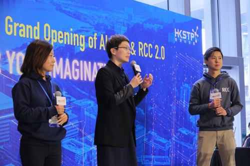 HKSTP's Crystal Fok at the launch