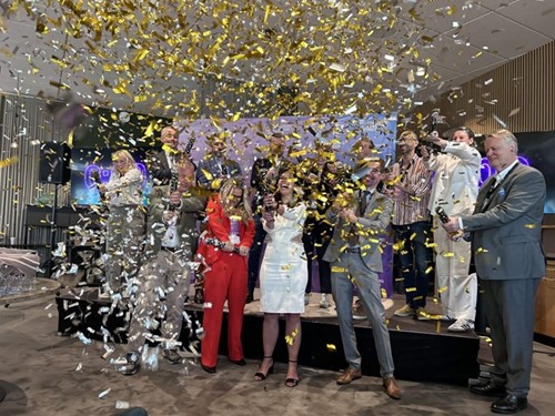 Helsingborg Innovation District staff celebrate its official opening