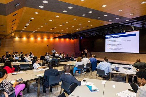 Ebba Lund welcoming participants to the IASP Training Seminar