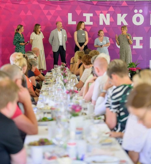 Social gathering at Linköping Science Park