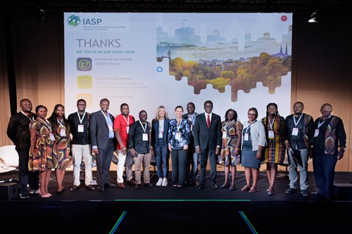 The Kenyan delegation after the vote with Lena Miranda and Ebba Lund