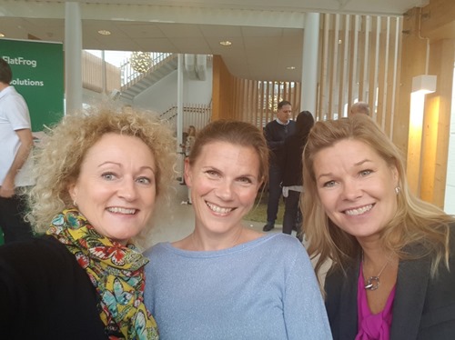 Lotta Wessfeldt, Ebba Lund and Mia Rolf, Ideon CEO