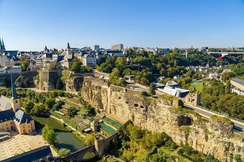 Luxembourg city view