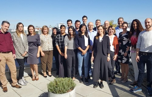 Members of the consortium at the Vienna meeting