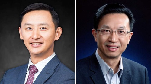 Ming Yang (L), incoming Director of the IASP China Office taking over from Herbert Chen (R)