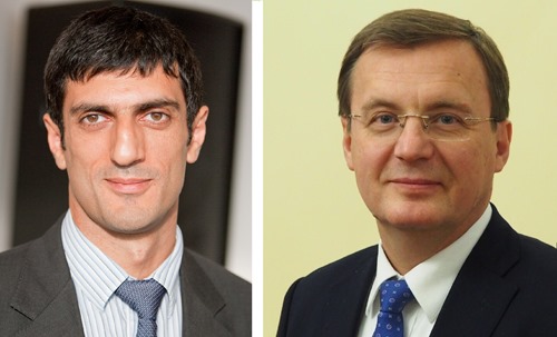 New Eurasia Division President Oleg Movsesyan (left) and Igor Titov (right)