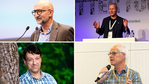 Clockwise: Luis Sanz, Paul Jansen, Jacques van Dinteren, Magnus Kloftsten