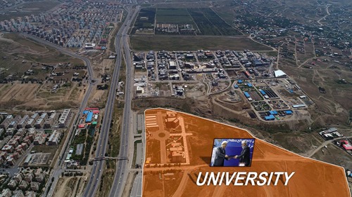 The site of the new Pardis Innovation District University (Iran)