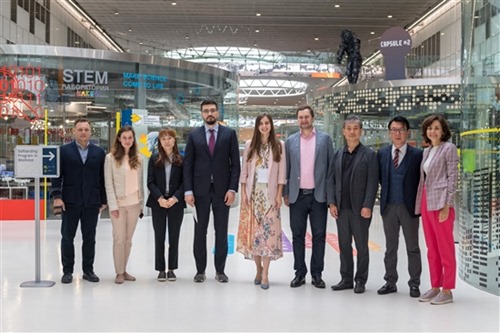 Participants and organisers of the softlanding programme in Skolkovo